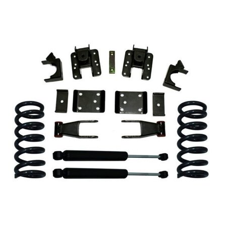 MAXTRAC SUSPENSION 2/4IN LOWERING KIT W-MAXTRAC SHOCKS 2014-16 GM 1500 2/4wd K331524-6